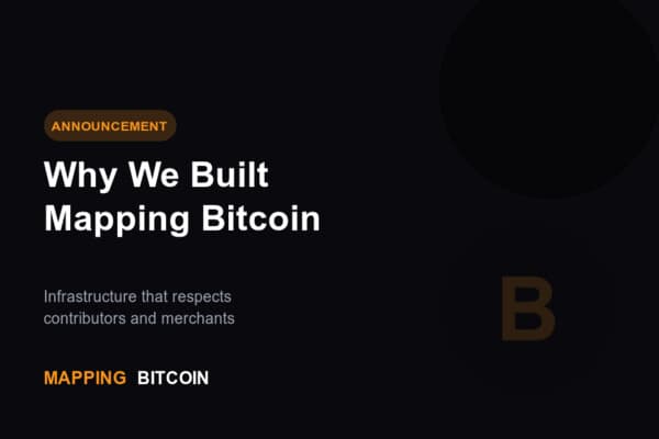 MappingBitcoin - Building better Bitcoin merchant discovery