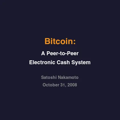 Whitepaper de Bitcoin